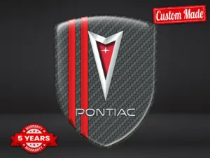 Pontiac Sticker Dome High Quality Professional Customizable